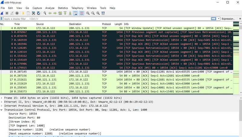 Giao diện chính Wireshark