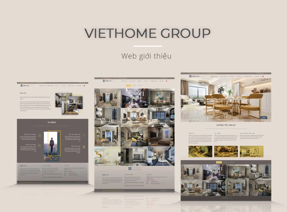 Website nội thất VIETHOME