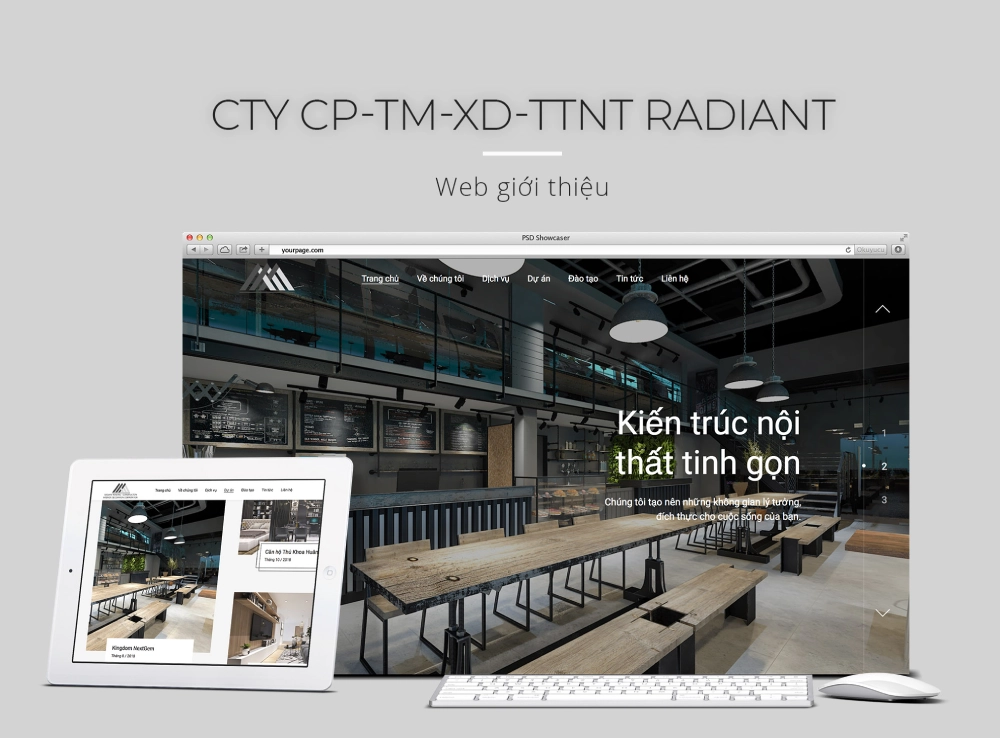 Website nội thất Decor R.A.D