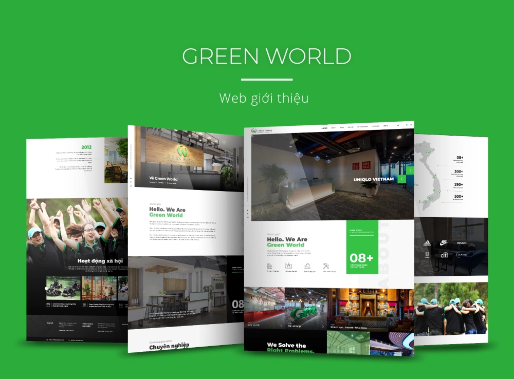 Website nội thất Green World