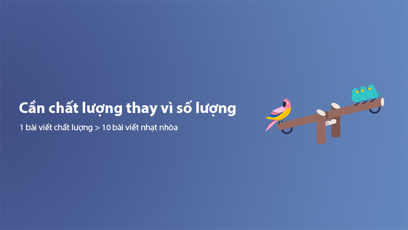 Quy luật chất lượng trong Social Media Marketing