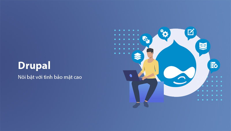 Drupal là CMS có tính bảo mật cao và tùy chỉnh sâu