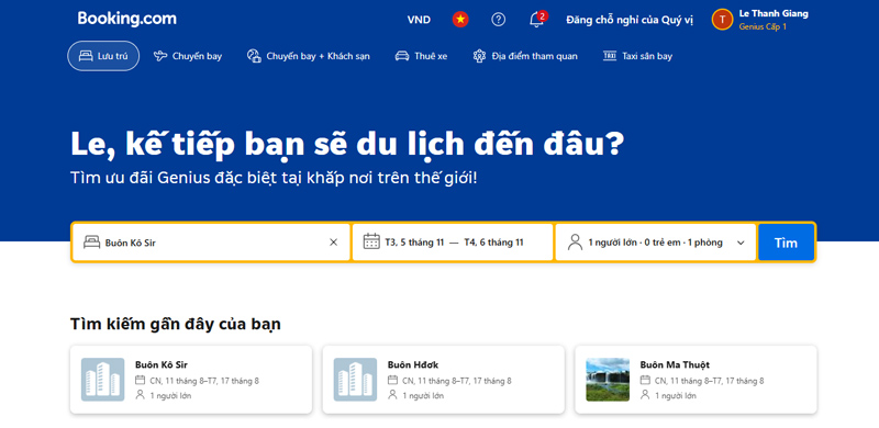 Cách Booking.com tăng tỷ lệ chuyển đổi