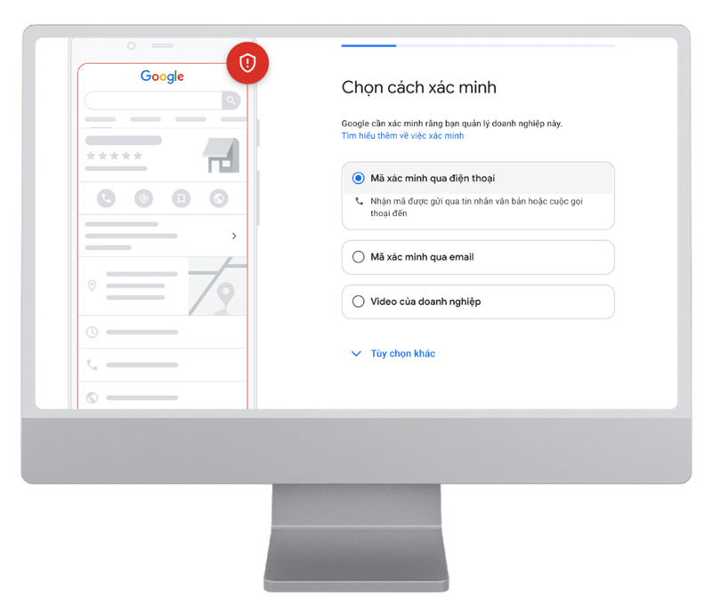 Lựa chọn cách xác mình Doanh Nghiệp trên Google My Business