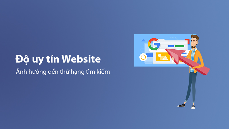 Website Authority ảnh hưởng đến thứ hạng tìm kiếm của Website