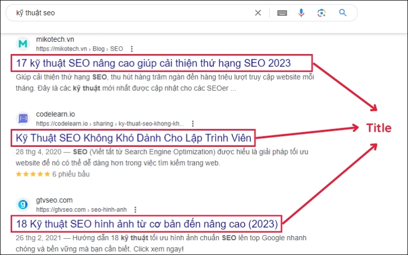 SEO Title là gì?