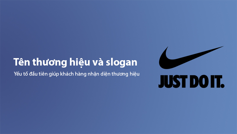 Tên thương hiệu và slogan