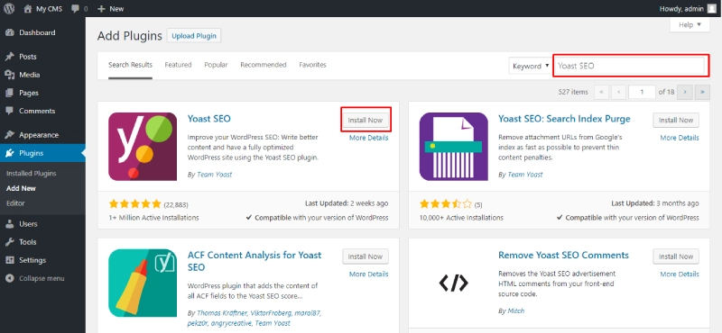 Cài Đặt Yoast SEO